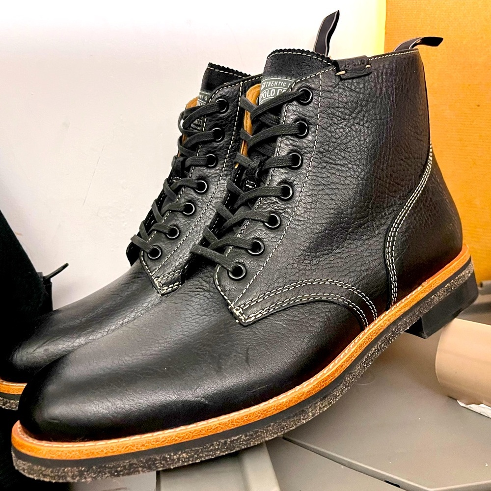 NWOT RALPH LAUREN MENS BOOTS